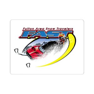 Fulton Area Snow Travelers FAST Sticker | Snowmobile Kiss-Cut Sticker