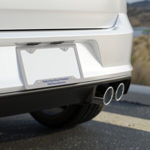 Fulton Area Snow Travelers Metal License Plate Frame — FASTSnowClub.org